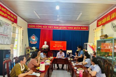 Lễ bàn giao hiệu trưởng trường MN Hoa Đào